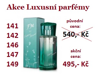 Akce luxusní parfémy